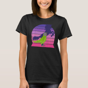 Retro Papagei I Einhorn I schreit Duskyköpfige Co T-Shirt