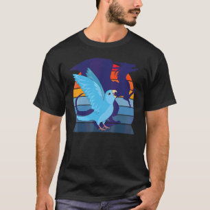 Retro Papagei I Geflügelter Drache I Kreischender T-Shirt