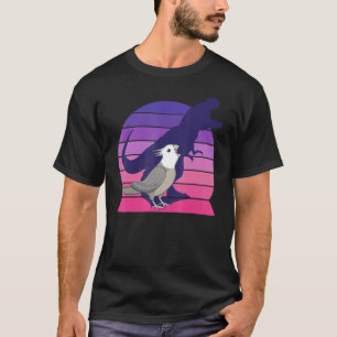 Retro-Papagei I Tyrannosaurus Rex I Schreiender Gr T-Shirt