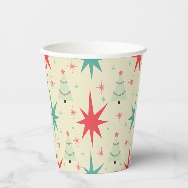Retro Paper Cup der 1950er Jahre Pappbecher (Vorderseite)