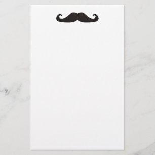 Rétro papeterie de hippies de moustaches de
