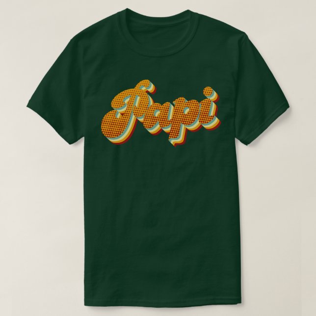 Retro Papi T-Shirt (Design vorne)