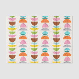 Rétro papier de soie de soie coloré de nids