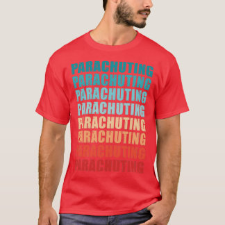 Retro Parachuting Vintages Geschenk T-Shirt