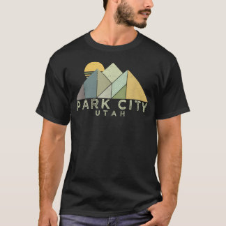 Retro Park City Utah abgenutzt T-Shirt