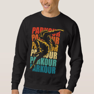 Retro Parkour Freerunning Parkour Sweatshirt
