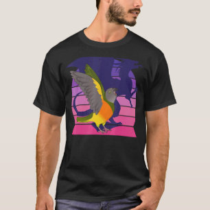 Retro Parrot I Dragon I schreiend Senegal Parrot T-Shirt