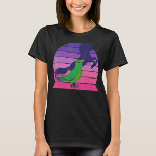 Retro Parrot I Einhorn I Schreie männliche Eclectu T-Shirt