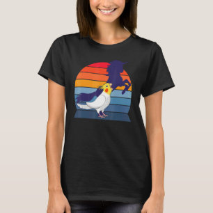 Retro Parrot I Einhorn I schreiend White Lutino Co T-Shirt
