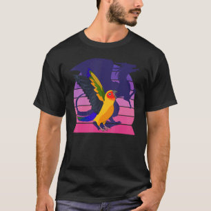 Retro Parrot I Flügeldrache I schreien Sun Conur T-Shirt