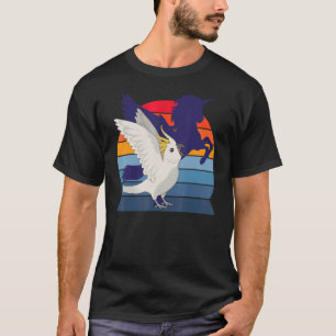 Retro Parrot I geflügelte Einhorn I Schrei Cockato T-Shirt