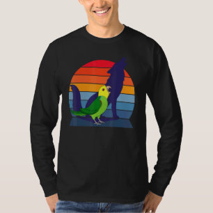 Retro Parrot I Howling Wolf I schreie Gelbhirsche T-Shirt