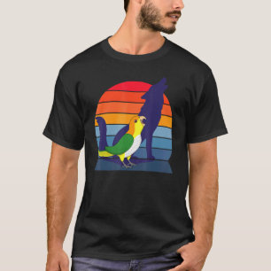 Retro Parrot I Howling Wolf I schreie weiße Glocke T-Shirt