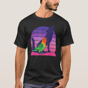Retro Parrot I Howling Wolf I schreiend Fischer's T-Shirt