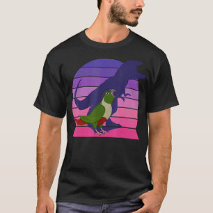 Retro Parrot I Tyrannosaurus Rex I schreiend grün T-Shirt