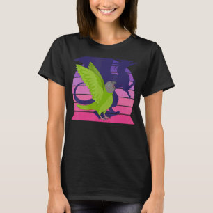 Retro Parrot I Winged Dragon I schreiend Dusky hea T-Shirt