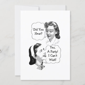 Retro-Party Einladung