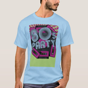 Retro Party-Hintergrund T-Shirt