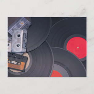 Retro-Party Postkarte