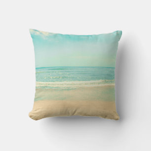 Retro Pastel Beach, Hintergrund, Sommer, Vintag, Kissen