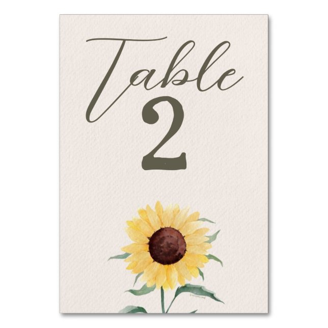 Retro Pastel Color Daisy Wedding Tischnummer (Rückseite)