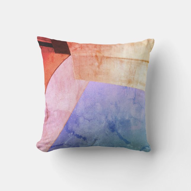Retro Pastel Farbe Mitte Jahrhundert Modernes Kiss Kissen (Vorderseite)