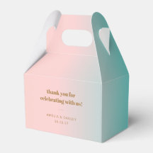 Retro Pastel Gradient Einzigartige Hochzeit dank i