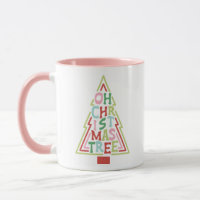 Retro Pastel Oh Christmas Tree