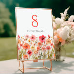 Retro Pastel Pink Boho Wildblume Hochzeit Details Tischnummer<br><div class="desc">Für weitere Anpassungen klicken Sie bitte auf "Diese Vorlage personalisieren",  dann auf "Bearbeiten mit dem Entwurfswerkzeug". Stilvoll bearbeitbare Vorlagen,  die leicht zu benutzen sind,  weitere Artikel im Laden verfügbar (Einladungen,  uAwg,  Dankeschön-Karten,  Schreibwaren & Dekor). Wenn Sie Hilfe oder passende Artikel benötigen,  kontaktieren Sie mich bitte.</div>