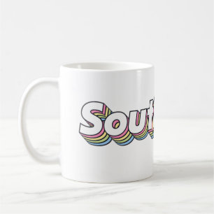 Retro Pastel Southpaw Mattiert Glass Coffee Kaffeetasse