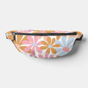 Retro-Pastell-Groovy-Daisy-Blumenmuster Bauchtasche