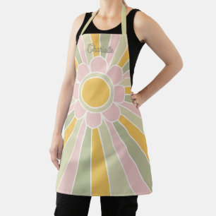 Retro-Pastell-Sonnenlicht Personalisierte Küche Schürze