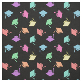 Retro PastellAbschluss-Kappen-Muster Stoff