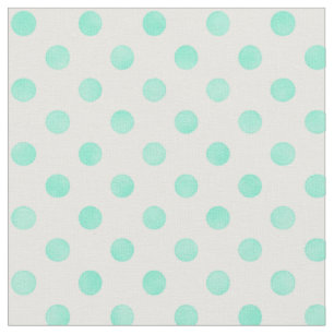 Retro Pastellfarben, weißes Polka-Dochtmuster Stoff