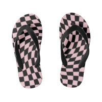 Retro Pastellfarbene, schwarz rosa Karos verschlei