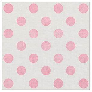 Retro pastellfarbene, weiße Polka-Punktmuster Stoff