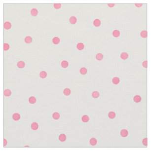 Retro pastellfarbene, weiße Polka-Punktmuster Stoff