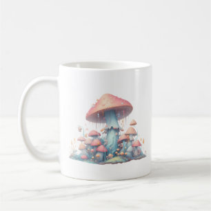Retro Pastellpilze in sanften Farben 02 Kaffeetasse