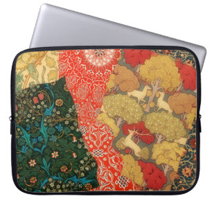 Retro-Patchwork-Collage-Kunst-Laptop-Hülle Laptopschutzhülle