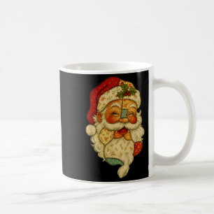 Retro Patchwork Weihnachten Weihnachten Preppy Mer Kaffeetasse