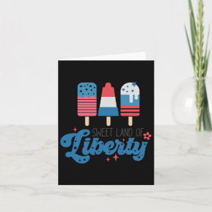 Retro Patriotic T-Shirt Karte