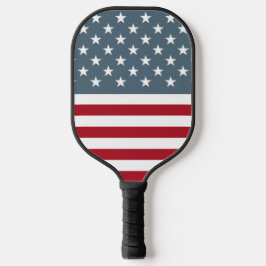 Retro Patriotic US Flagge's American Flag Pickleball Schläger