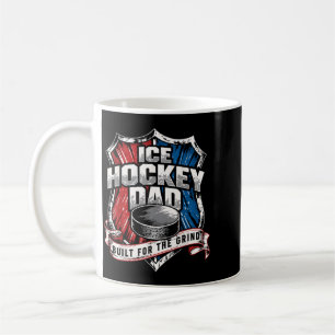 Retro-patriotischer Eishockey-Vater - Gebaut für Kaffeetasse