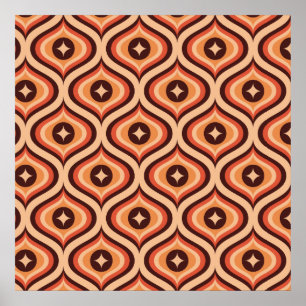 Retro Pattern Poster