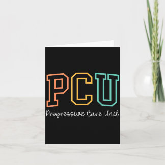 Retro-PCU Progressive Care Unit Rn Krankenschweste Karte