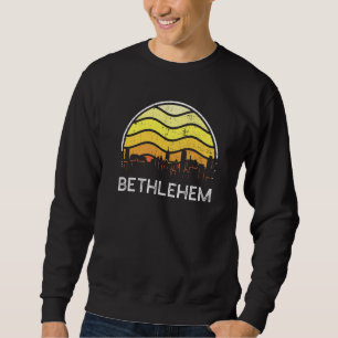 Retro Pennsylvania Bethlehem Besucher Skyline Vint Sweatshirt