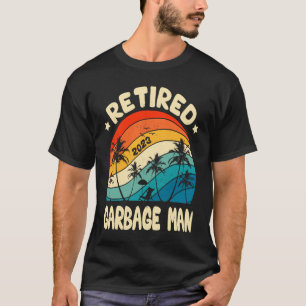 Retro pensionierter Müllmann Vintage Ruhestand Arb T-Shirt