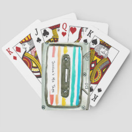 Retro-personalisierte Kassettenspielkarten Spielkarten