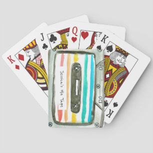 Retro-personalisierte Kassettenspielkarten Spielkarten