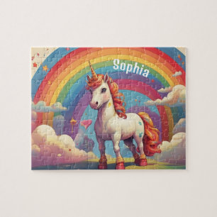 Retro personalisiertes Einhorn